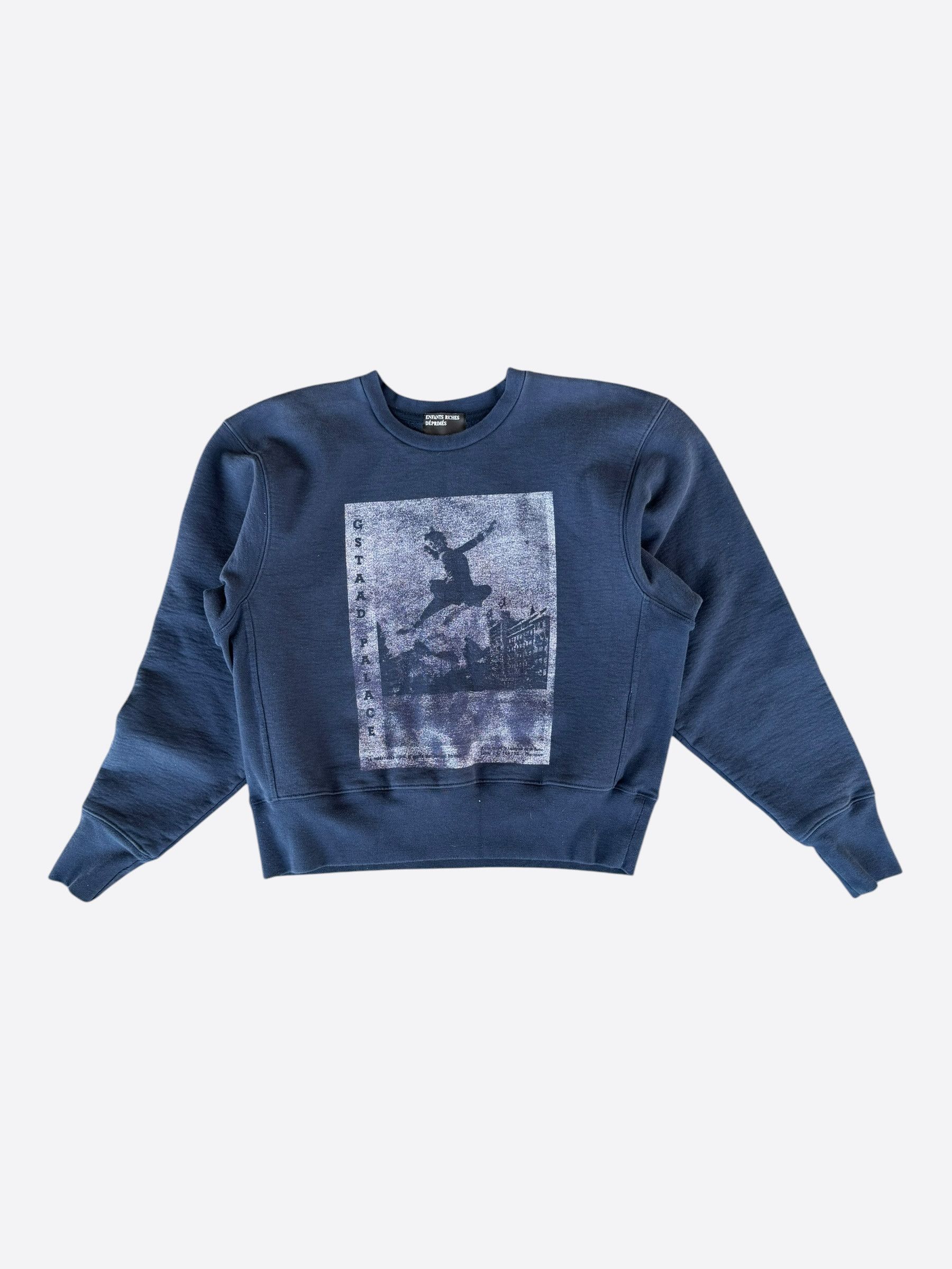 Enfants Riches Deprimes Enfants Riches Deprimes Navy Gstaad Palace Graphic Sweater Size US XS / EU 42 / 0 - 1 Thumbnail