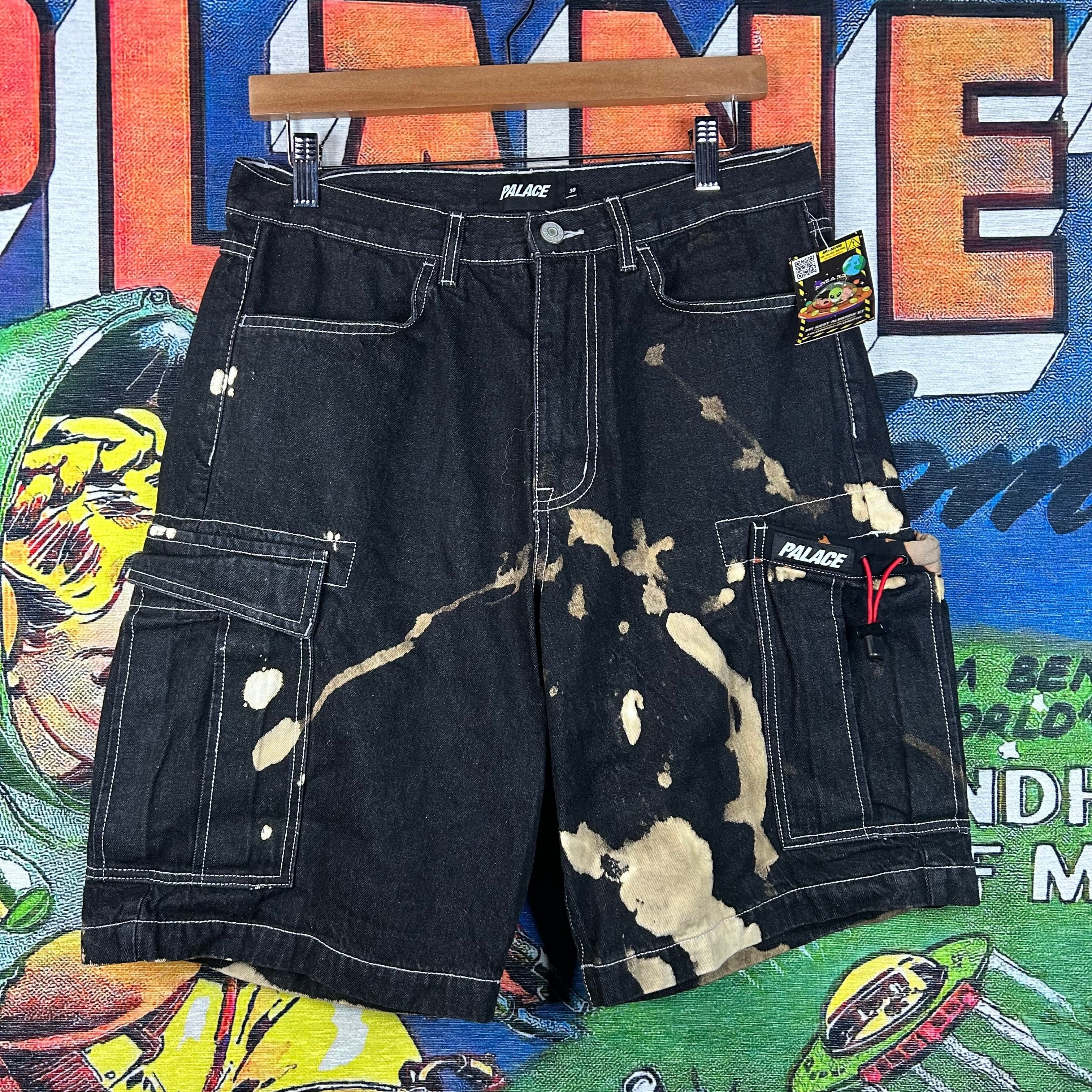 Palace x Vivienne Westwood Denim Short Orb Stone Wash Men's - FW24 - US