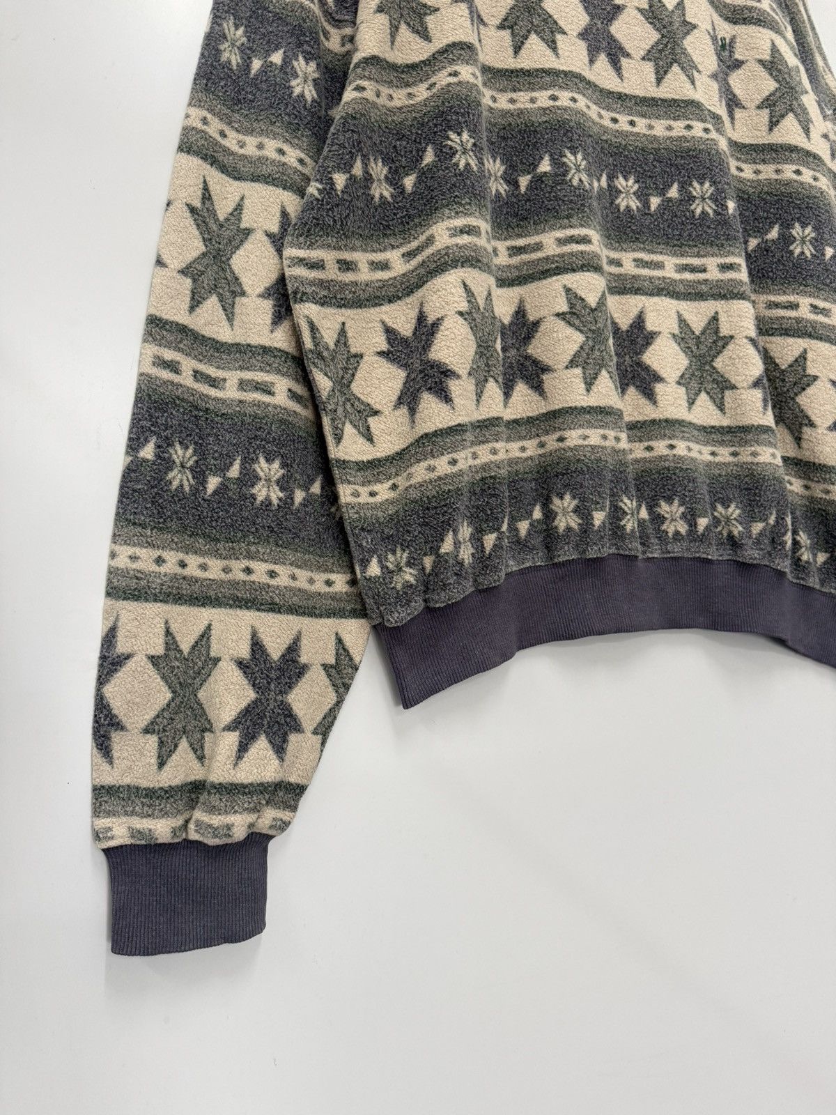 Beverly Hills Polo Club 🔥 Polo Country Aztec Navajo Design Distressed Baggy sweat Size US L / EU 52-54 / 3 - 3 Thumbnail