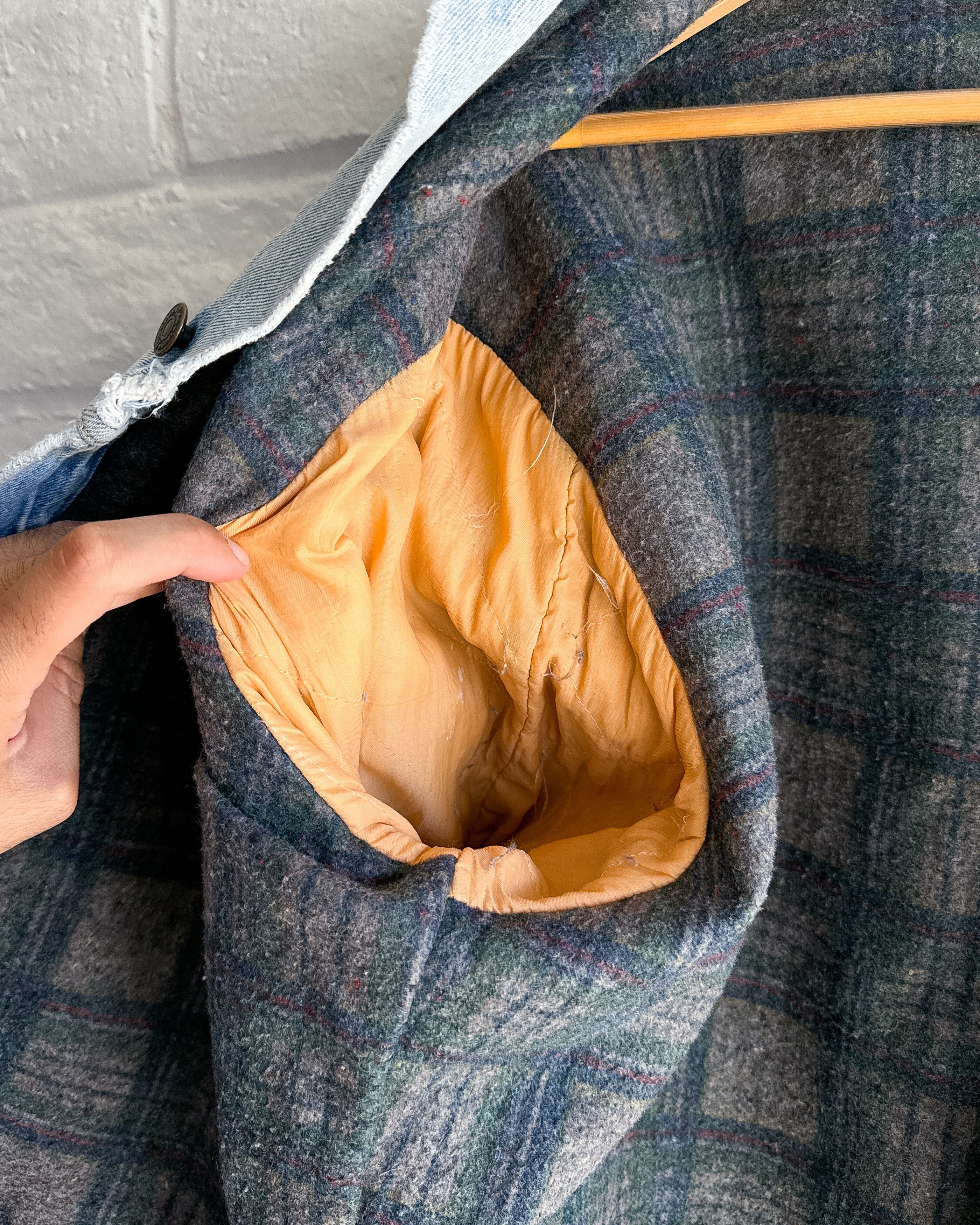 Vintage Vintage 80s Lee Denim Trucker Jacket Men's XL Blanket Lined Size US XL / EU 56 / 4 - 8 Thumbnail