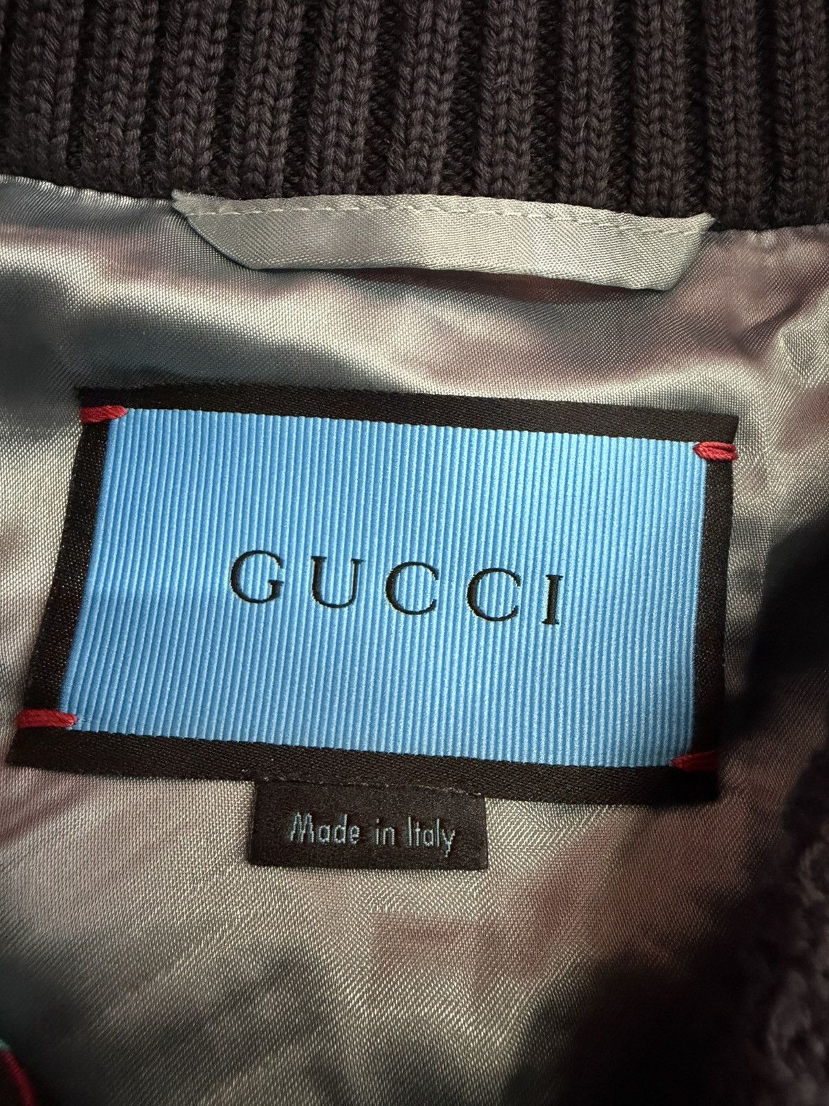 Gucci GUCCI GHOST SILK BLACK BOMBER Size US L / EU 52-54 / 3 - 4 Thumbnail