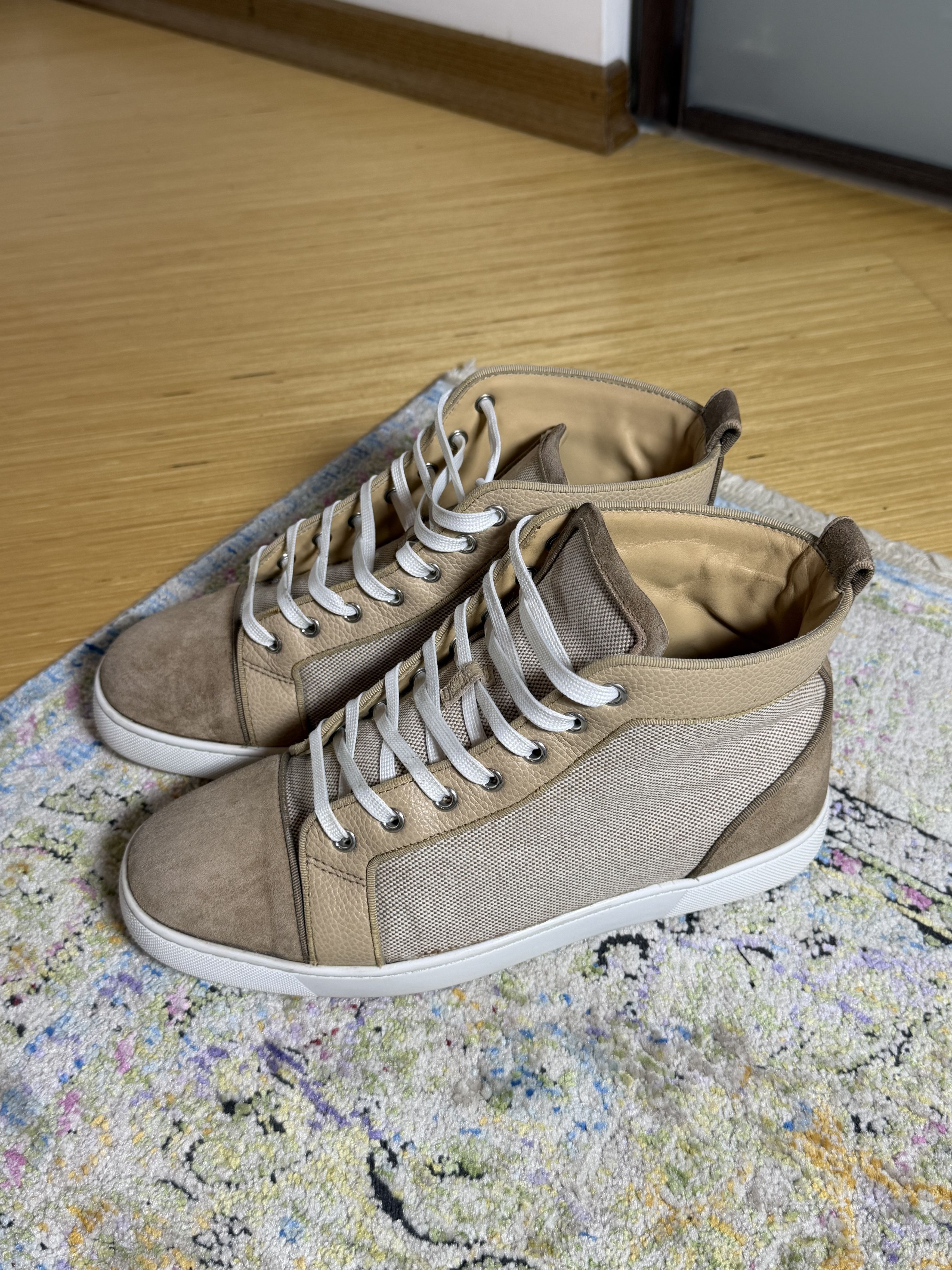Christian Louboutin Christian Louboutin Louis Orlato Beige Sneakers Size US 9 / EU 42 - 3 Thumbnail