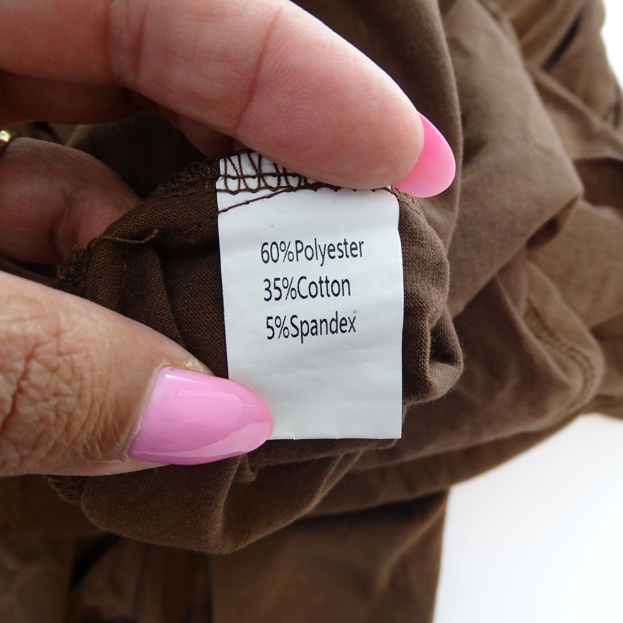 Other Brown 2 Pc Short Set Lounge V-Neck Top Women Size M Casual Size M / US 6-8 / IT 42-44 - 8 Thumbnail