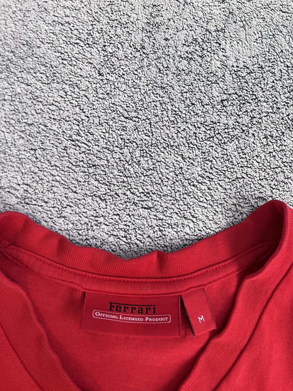 Ferrari × Vintage Ferrari Men’s T- Shirt Vintage Red V- Neck Official Product Size US M / EU 48-50 / 2 - 5 Thumbnail