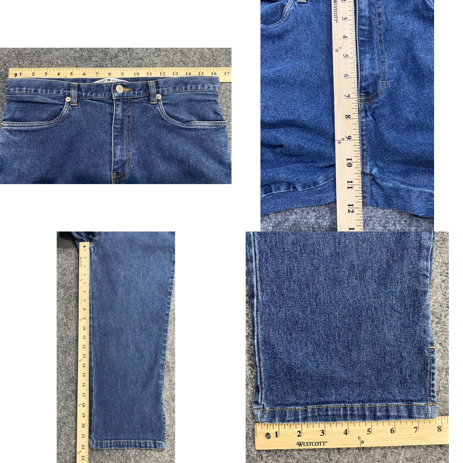 Tommy Hilfiger VINTAGE Tommy Hilfiger Capri Jeans Women Capri Denim Blue 30x22 Logo Mid Rise 22 Inseam Size 30x22 Denim Capri Jeans Womens, 90s? Size ONE SIZE - 8 Thumbnail