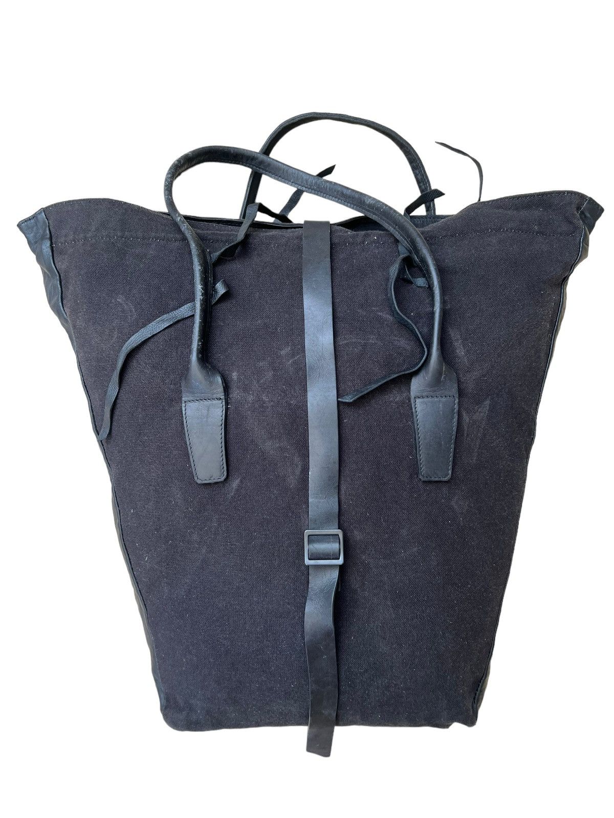 ato Ato Japan Hybrid Leather Cotton Unique Tote Bag Large Size ONE SIZE - 10 Thumbnail