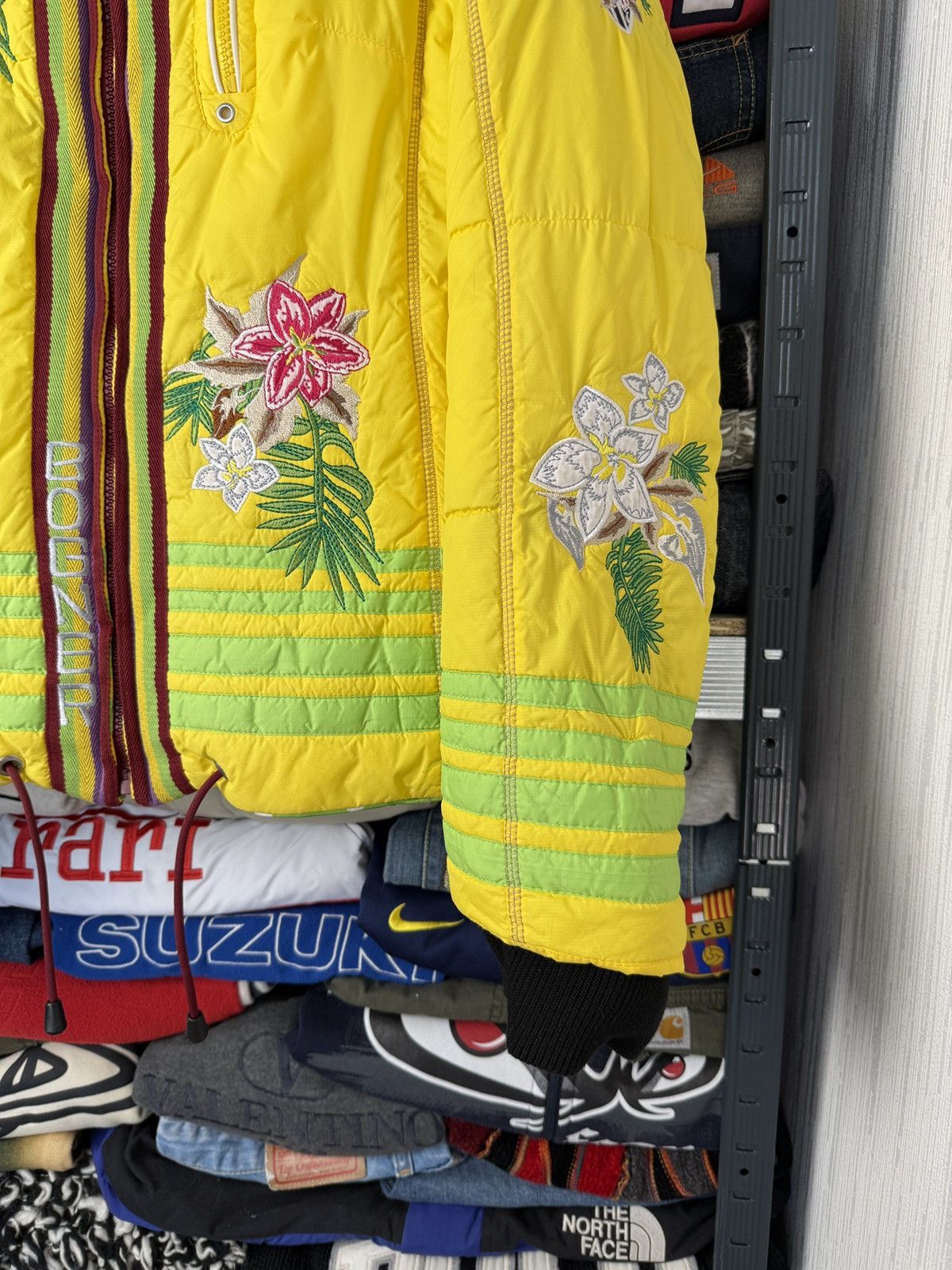 Bogner Bogner Ski Jacket Reversible Bomber Patchwork Flowers Size L / US 10 / IT 46 - 8 Thumbnail