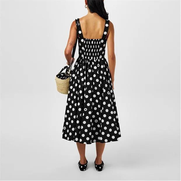 Dolce & Gabbana o1g2r1mq1024 Midi Dresses in Neor & White Size M / US 6-8 / IT 42-44 - 6 Thumbnail
