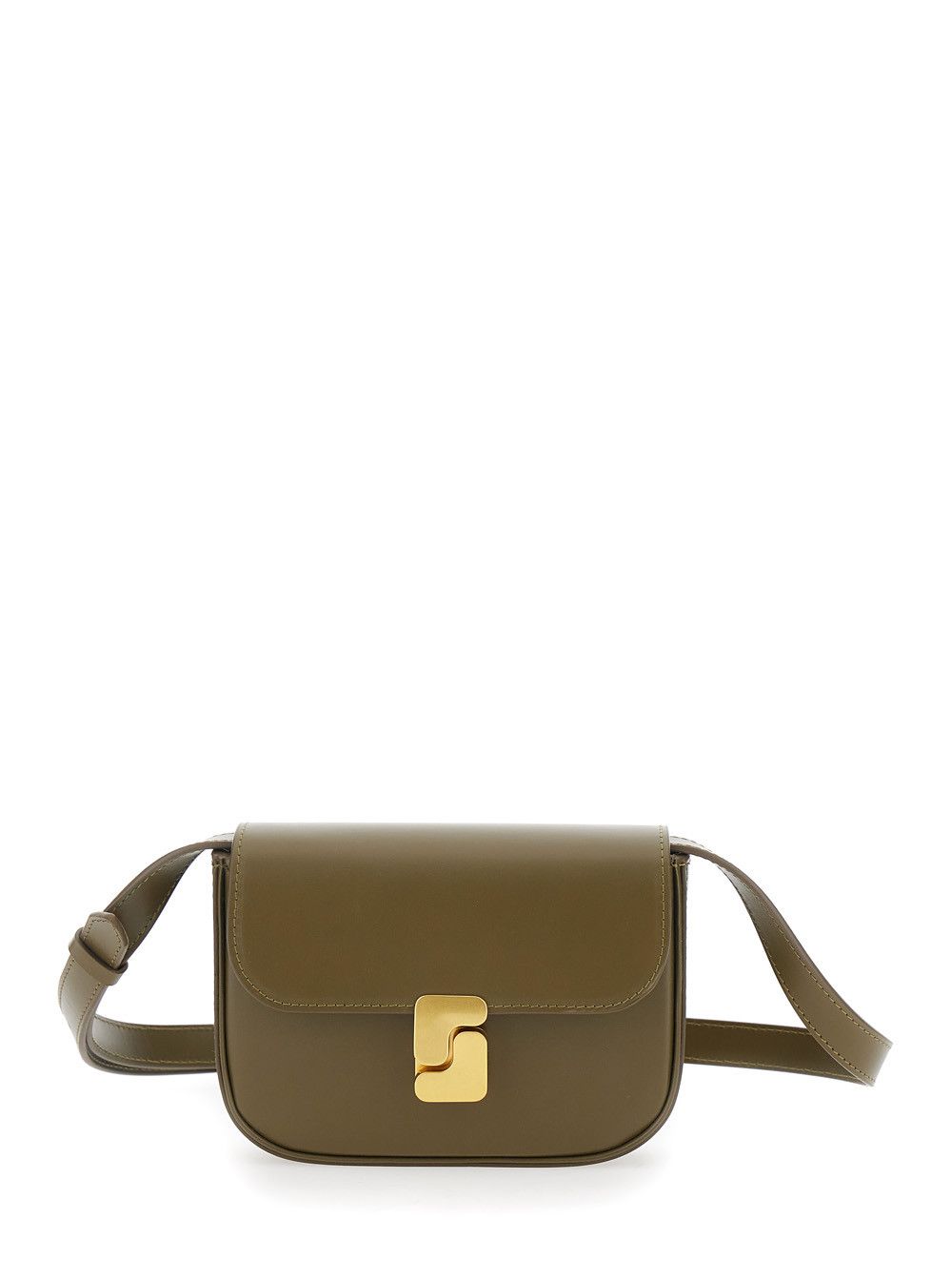 Soeur BELL Shoulder Bag with Elegant Design in Green Leather for Women Size ONE SIZE - 1 Thumbnail