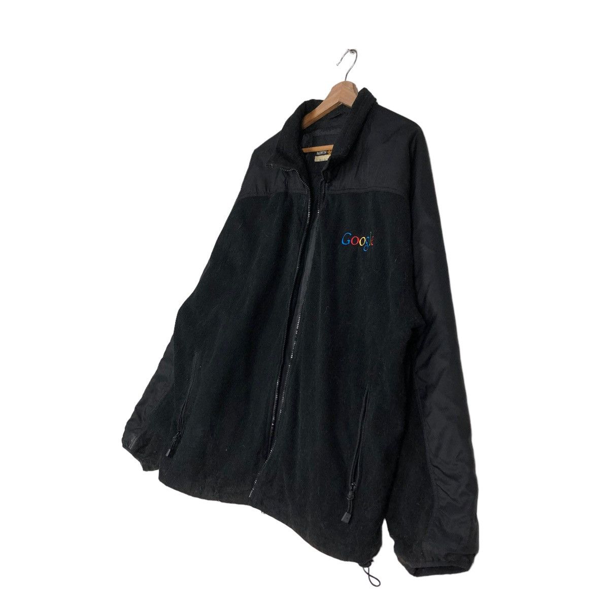 Japanese Brand 🔥VTG ZIPPER JACKET GOOGLE BIG LOGO SPELL OUT Size US XL / EU 56 / 4 - 2 Thumbnail