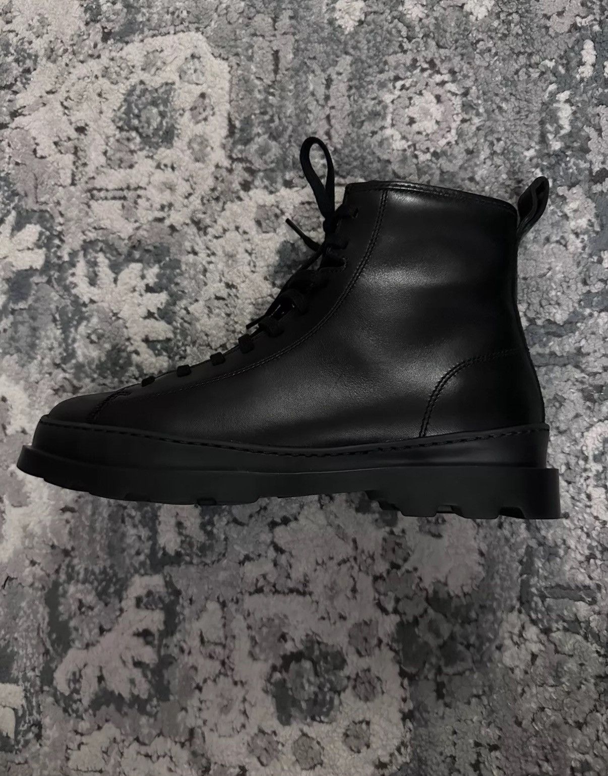 Camper Brutus Men’s Boots Black Leather New Size 41 EU 8US