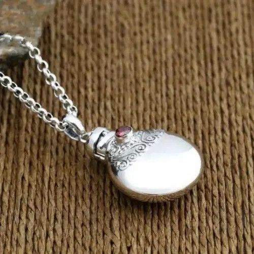 Vintage Openable Perfume Bottle Pendant Necklace Size ONE SIZE - 4 Thumbnail