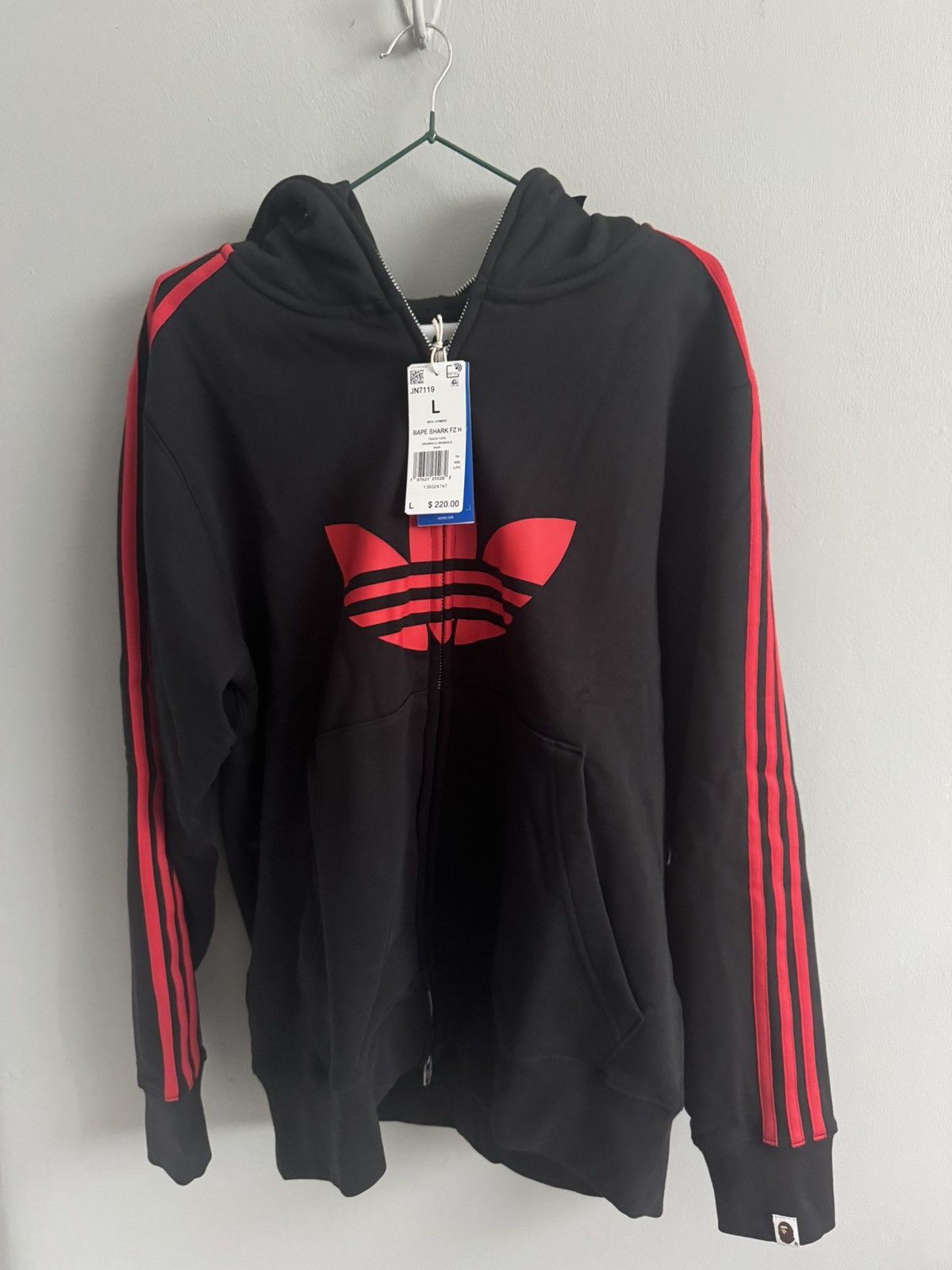 Adidas × Bape Adidas x Bape Shark Full Zip Hoodie | Grailed Adidas × Bape Adidas x Bape Shark Full Zip Hoodie | Grailed