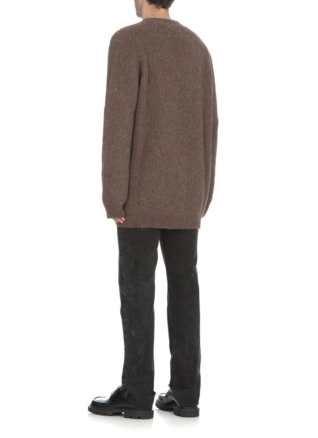 Maison Margiela Maison Margiela Brown Mohair Cardigan Size US S / EU 44-46 / 1 - 7 Thumbnail