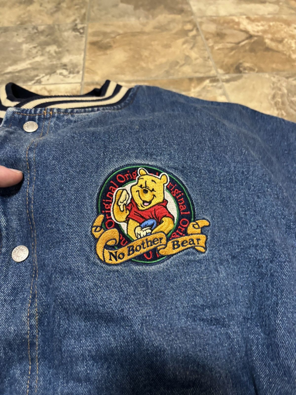 Vintage Xxxtentacion Winnie the Pooh Varsity Jacket Size US XXL / EU 58 / 5 - 7 Thumbnail