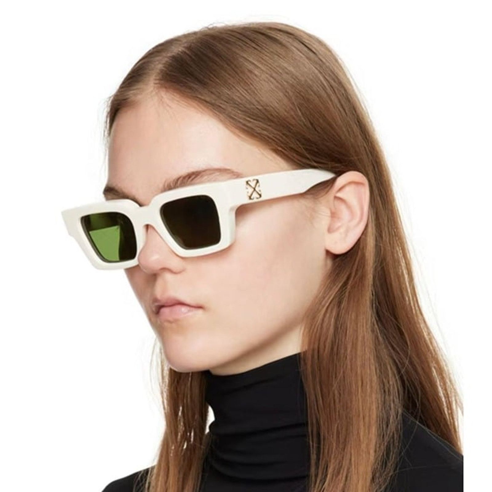 Off-White NEW Off-White VIRGIL (OERI126S24PLA0010155-L-FR) Sunglasses Size ONE SIZE - 8 Thumbnail