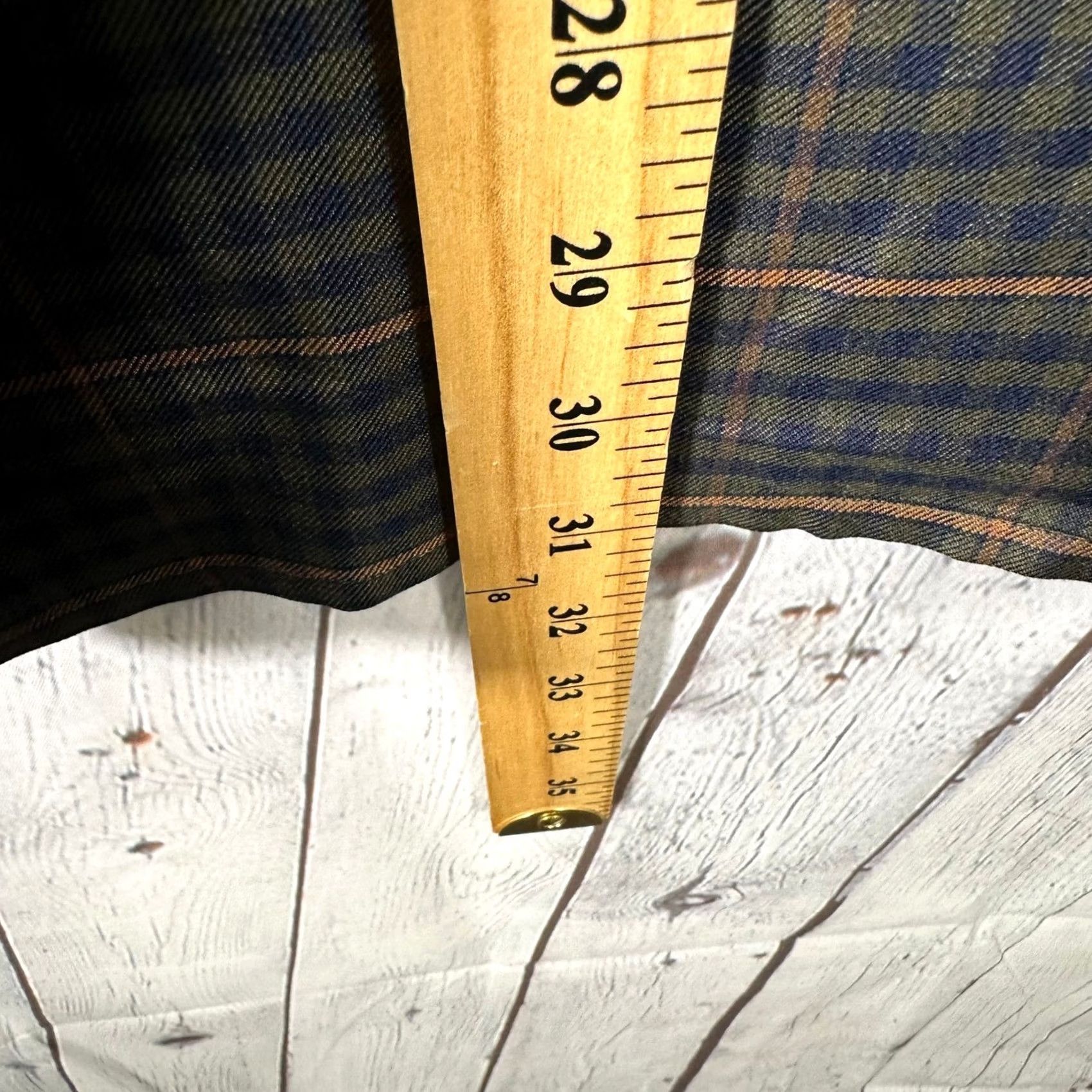 Orvis Orvis Signature Collection Mens Plaid Shirt Green Blue M Button Down Silk Wool Size US M / EU 48-50 / 2 - 7 Thumbnail