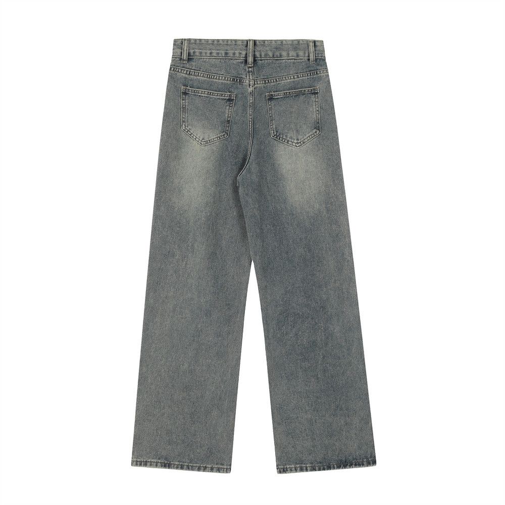 Japanese Brand × Jean Street Washed Distressed Rivet Raw Pocket Cargo Jeans Size US 32 / EU 48 - 2 Thumbnail