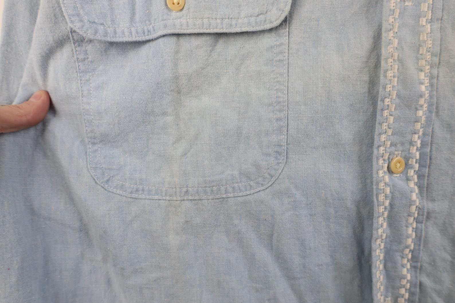 Calvin Klein Deadstock Vtg 90s Calvin Klein Workwear Button Shirt USA Size US L / EU 52-54 / 3 - 7 Thumbnail