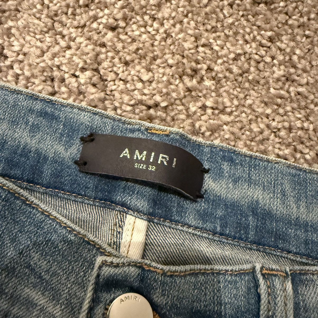 Amiri Amiri Clay blue denim jeans size 32 indigo bandana Size US 32 / EU 48 - 5 Thumbnail