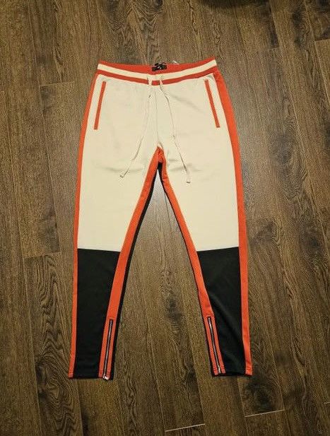 image of Well Known Studios Joggers / Track Pants in Black/Red, Men's (Size 34)