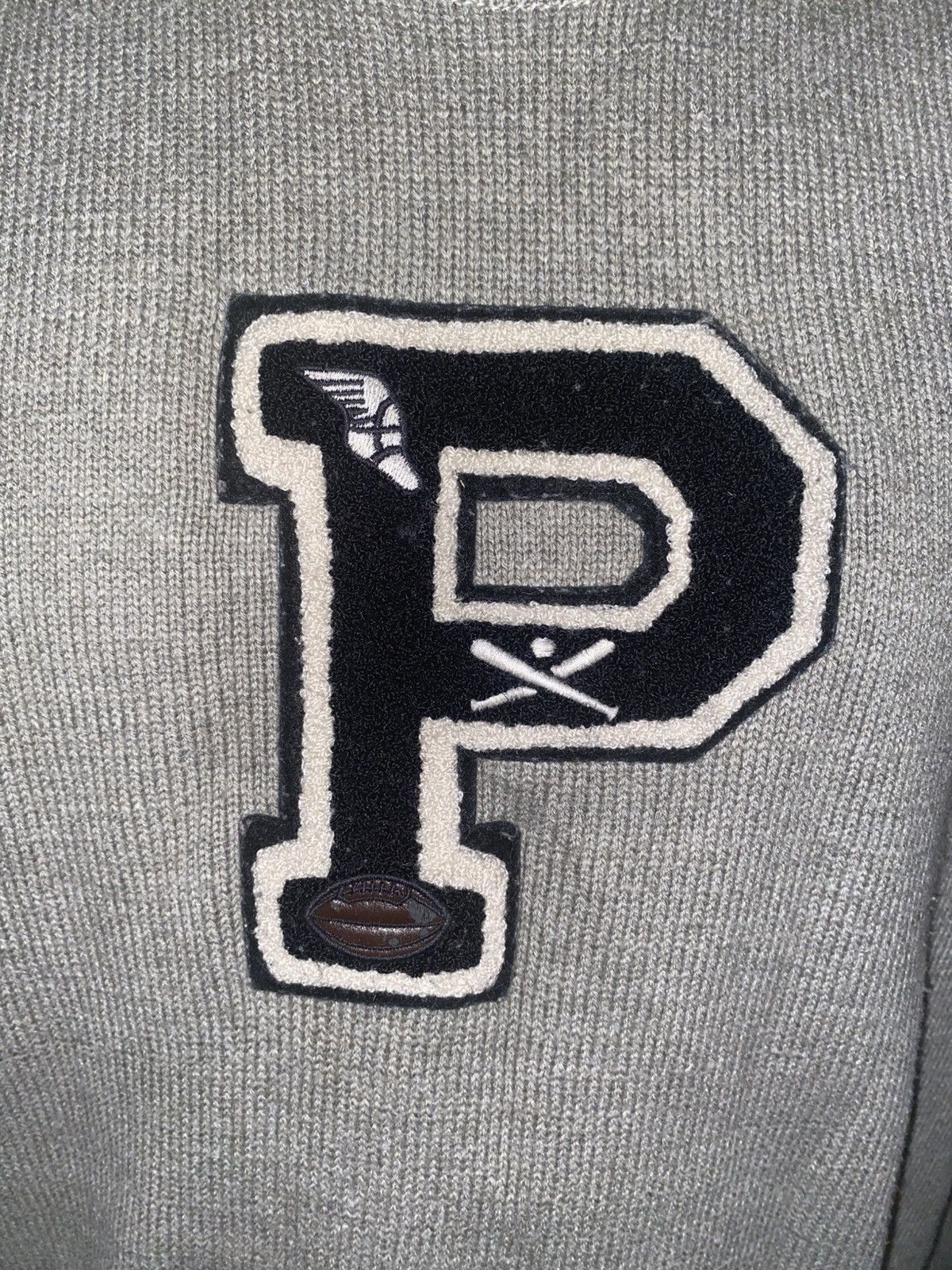 Polo Ralph Lauren Ralph Lauren - P Wing Jumper - Grey - XL Size US XL / EU 56 / 4 - 2 Thumbnail