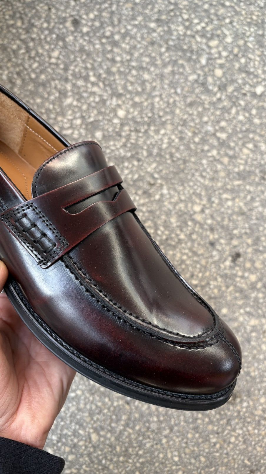 Other Handcrafted Italian Penny Loafer 9,5 – Bordeaux Elegance Size US 9.5 / EU 42-43 - 3 Thumbnail