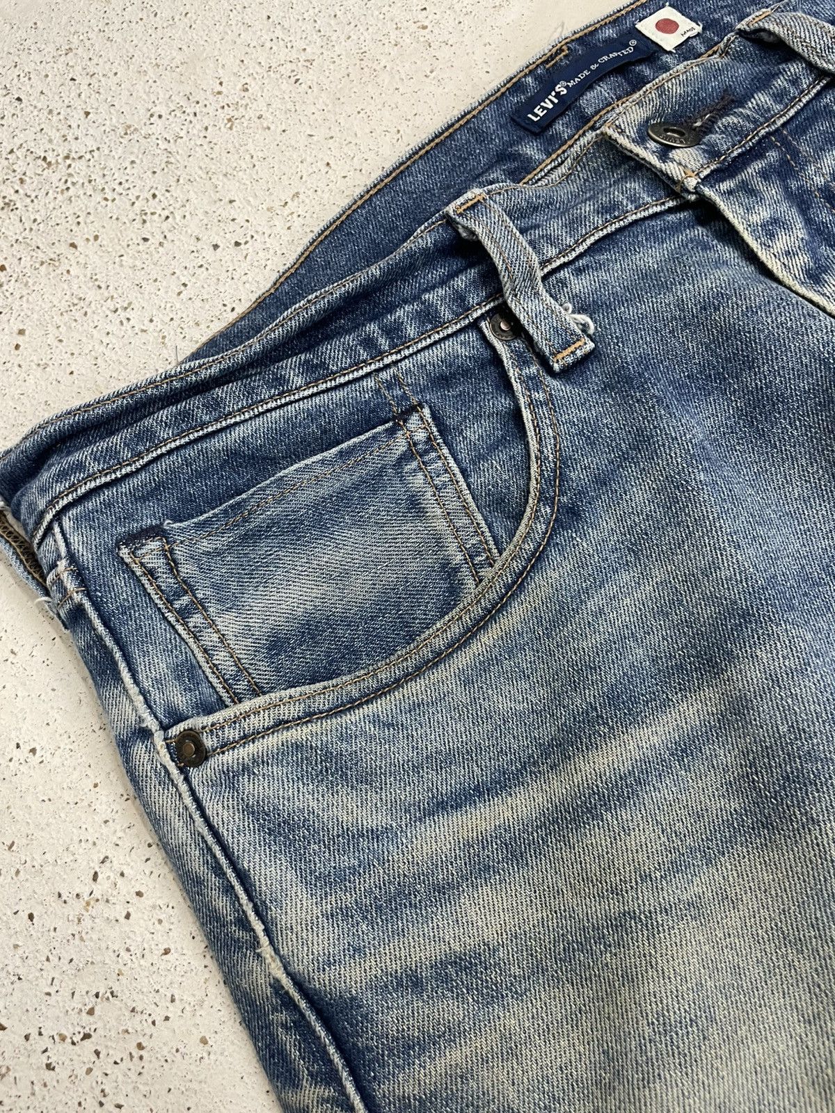Japanese Brand × Levi's Levis 514 Straight Japan Craft Distressed Mudwash Size US 34 / EU 50 - 9 Thumbnail