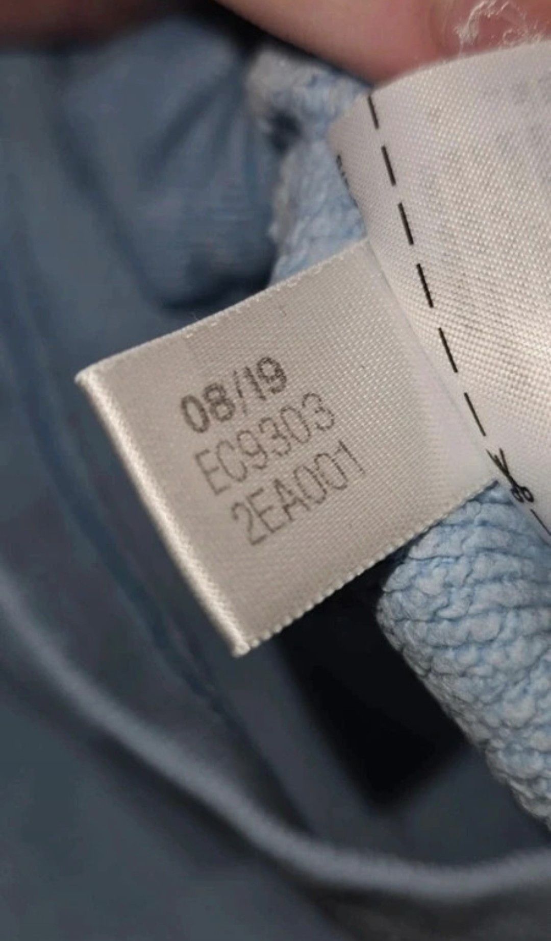 Adidas Adidas Colorblock Drawstring Lightblue hoodie Size US L / EU 52-54 / 3 - 8 Thumbnail