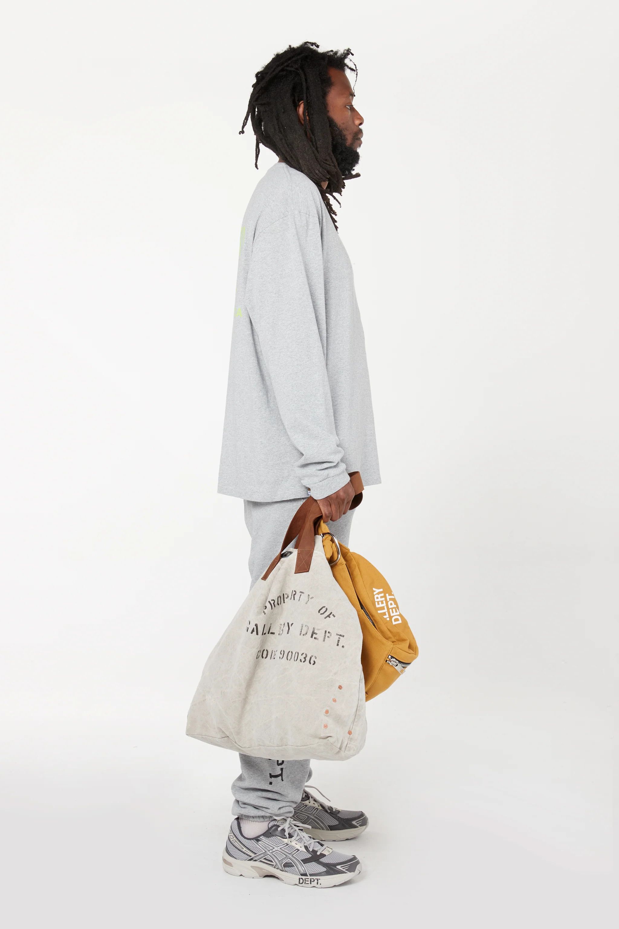 Gallery Dept. o1mle0725 Gallery Dept Souvenir L/S T-Shirt in Heather Grey Size US XL / EU 56 / 4 - 3 Thumbnail