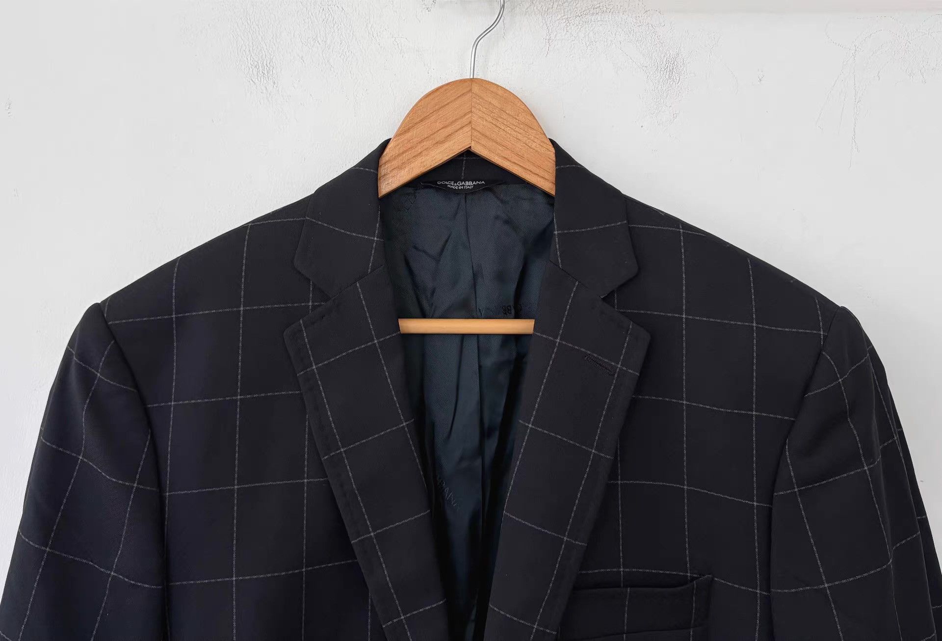 Dolce & Gabbana Dolce & Gabbana Men's Plaid Wool Blazer Ｑ21 Size 48R - 8 Thumbnail