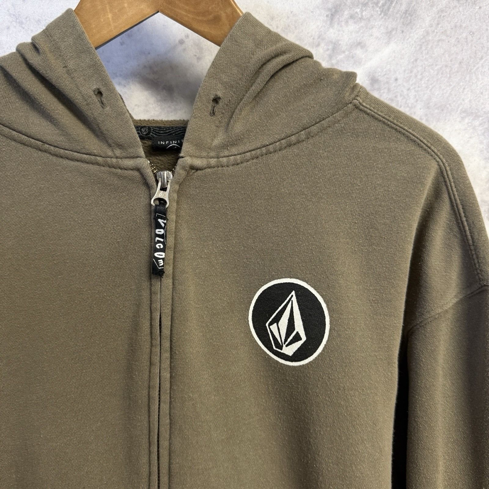 Volcom Volcom Hoodie Sweatshirt Brown Full Zip Surf Skater Size XL Size US XL / EU 56 / 4 - 1 Thumbnail