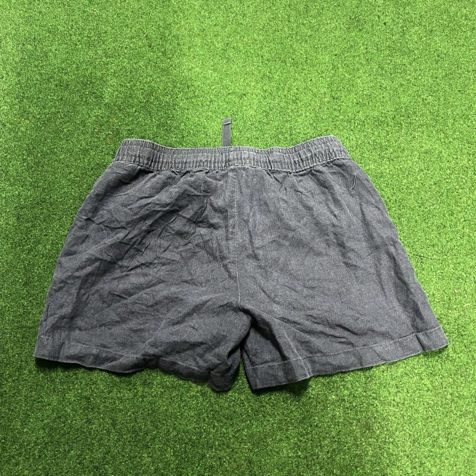 Nautica Nautica Shorts Womens Size S Blue Linen Blend Pull on Drawtring Pockets Casual Size 28" / US 6 / IT 42 - 7 Thumbnail