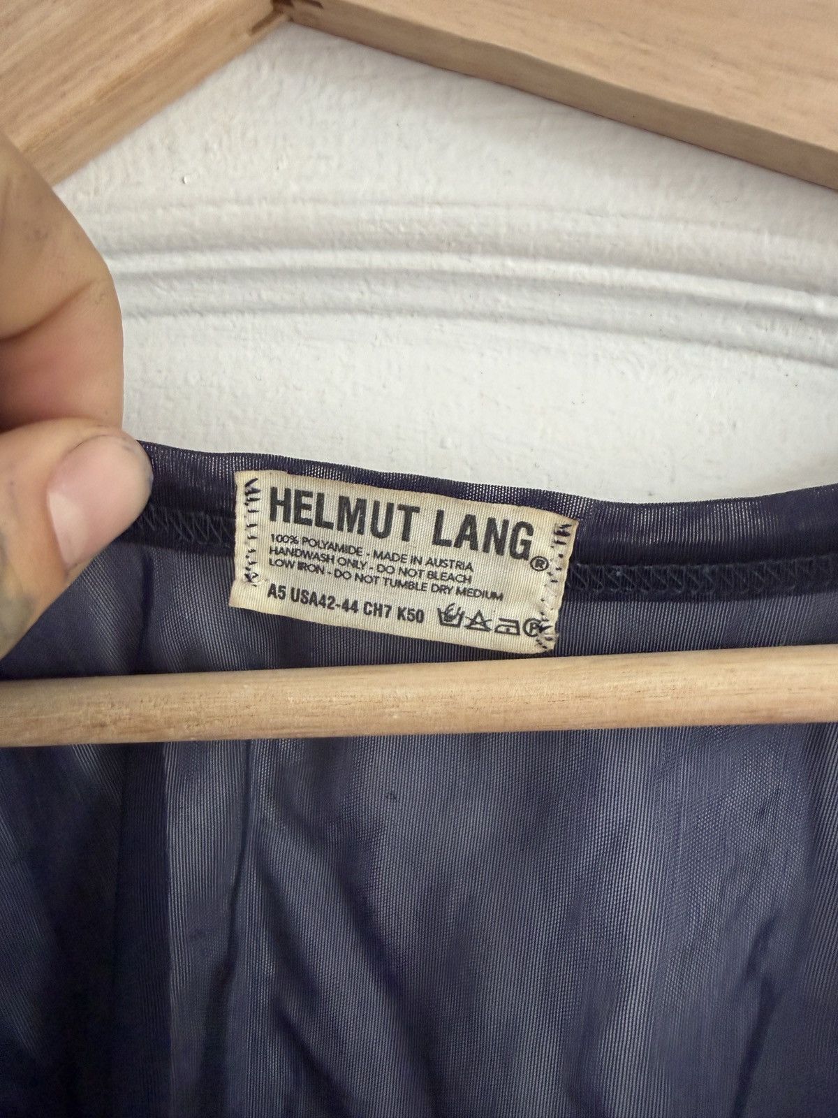 Helmut Lang Vintage See thought iridiscent underwear tank top Size US M / EU 48-50 / 2 - 2 Thumbnail