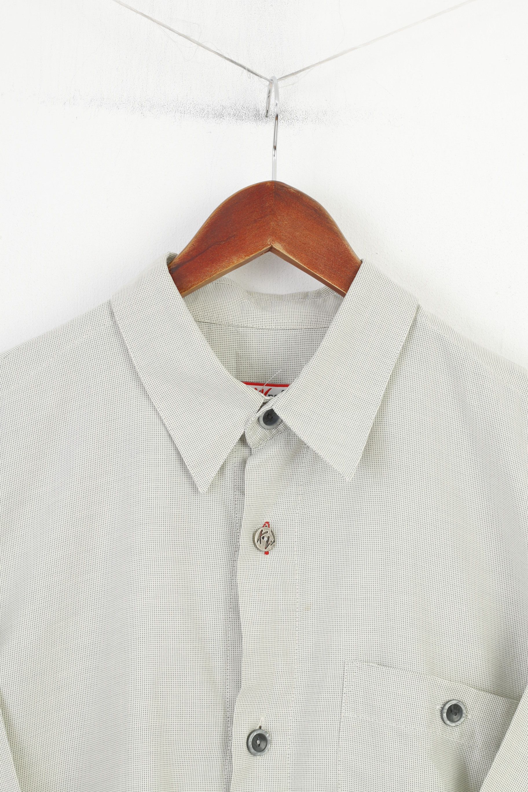 Vintage Key West Men L 2XL Casual Shirt Green Checkered 10787 Size US XXL / EU 58 / 5 - 2 Thumbnail