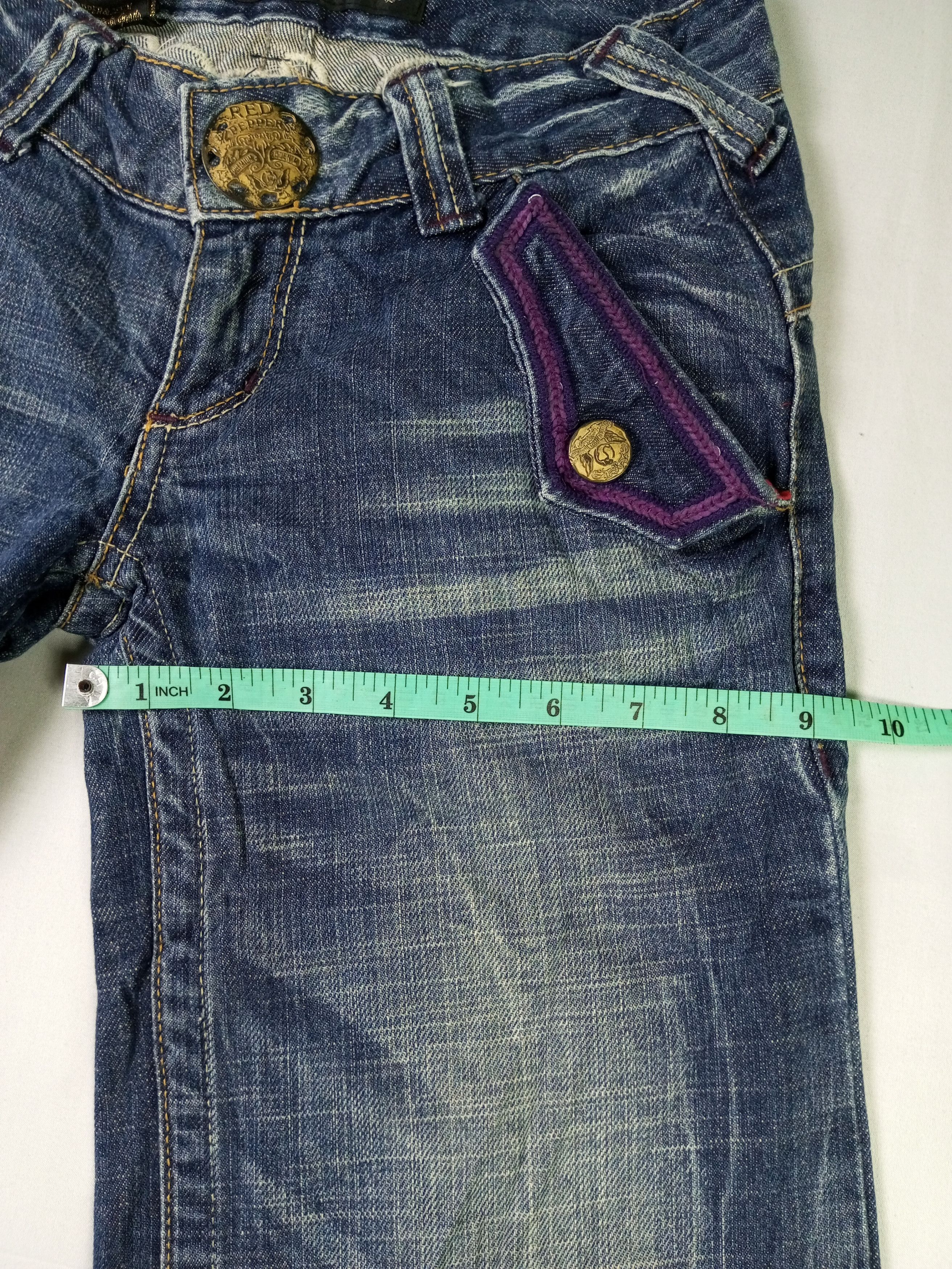 Japanese Brand 🔥Flare🔥🔥Vintage Japanese Brand Red Pepper Jeans Size US 26 / EU 42 - 19 Thumbnail