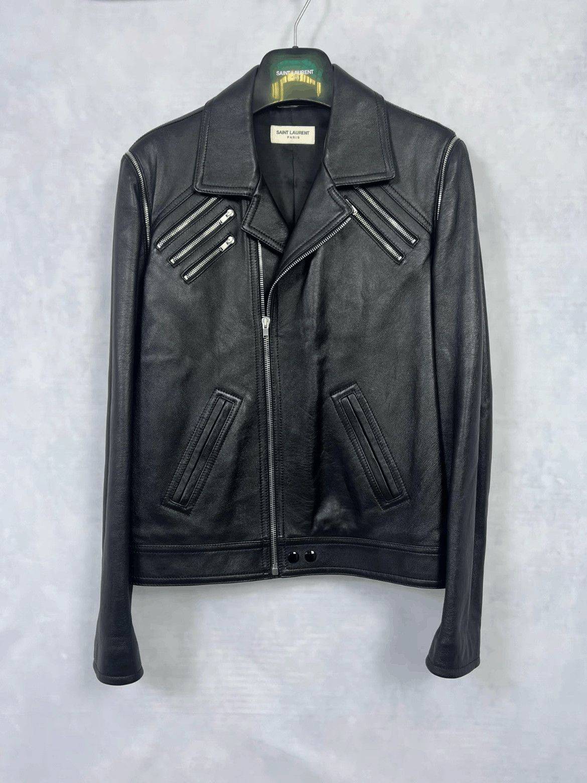【最終価格】SAINT LAURENT PARIS 15aw L00 44 Hedi Slimane × Saint Laurent Paris saintlaurent 15fw black zipper