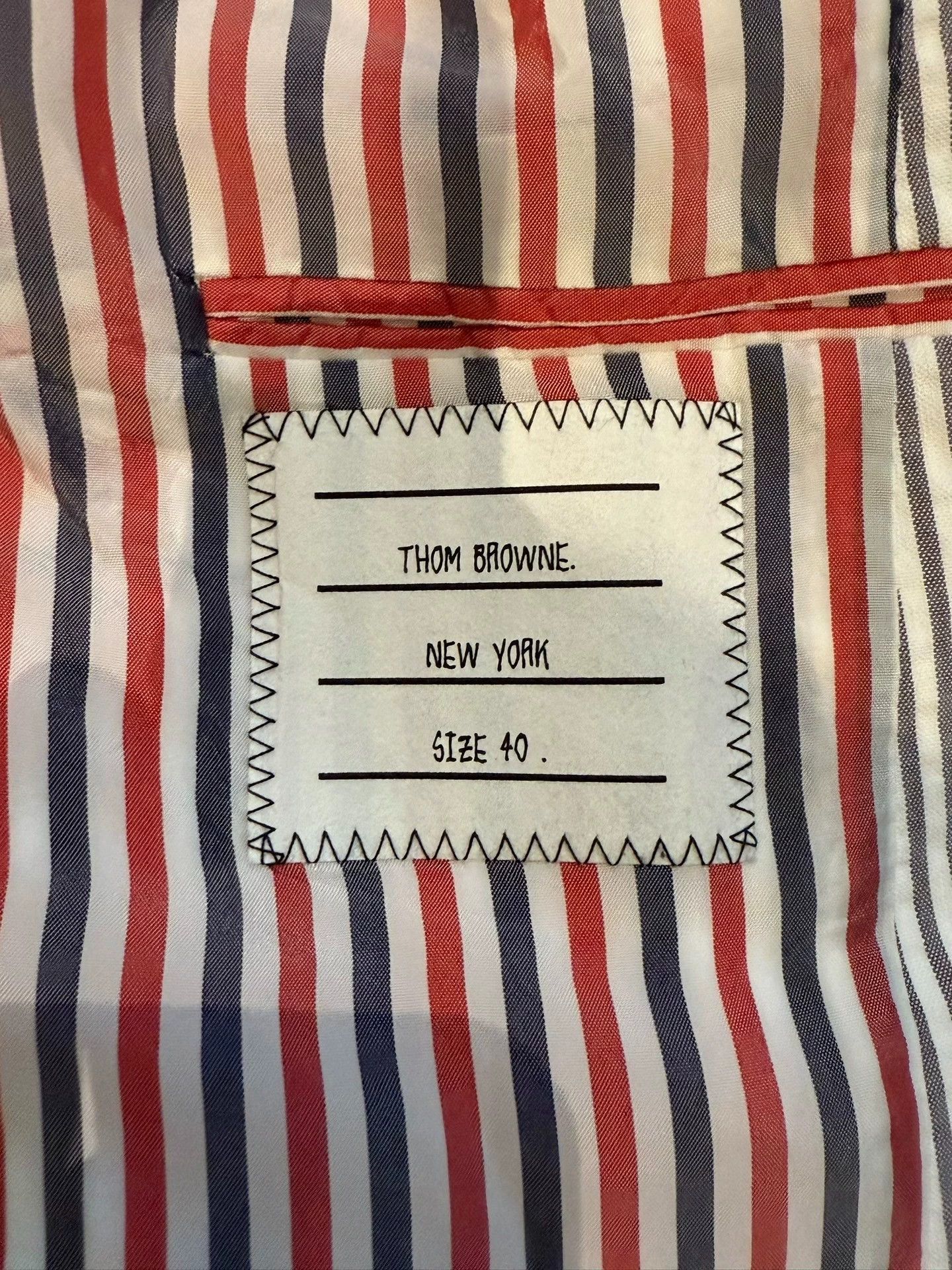 Thom Browne Thom Browne Seersucker Four-Bar Blazer Rare New Size S / US 4 / IT 40 - 5 Thumbnail