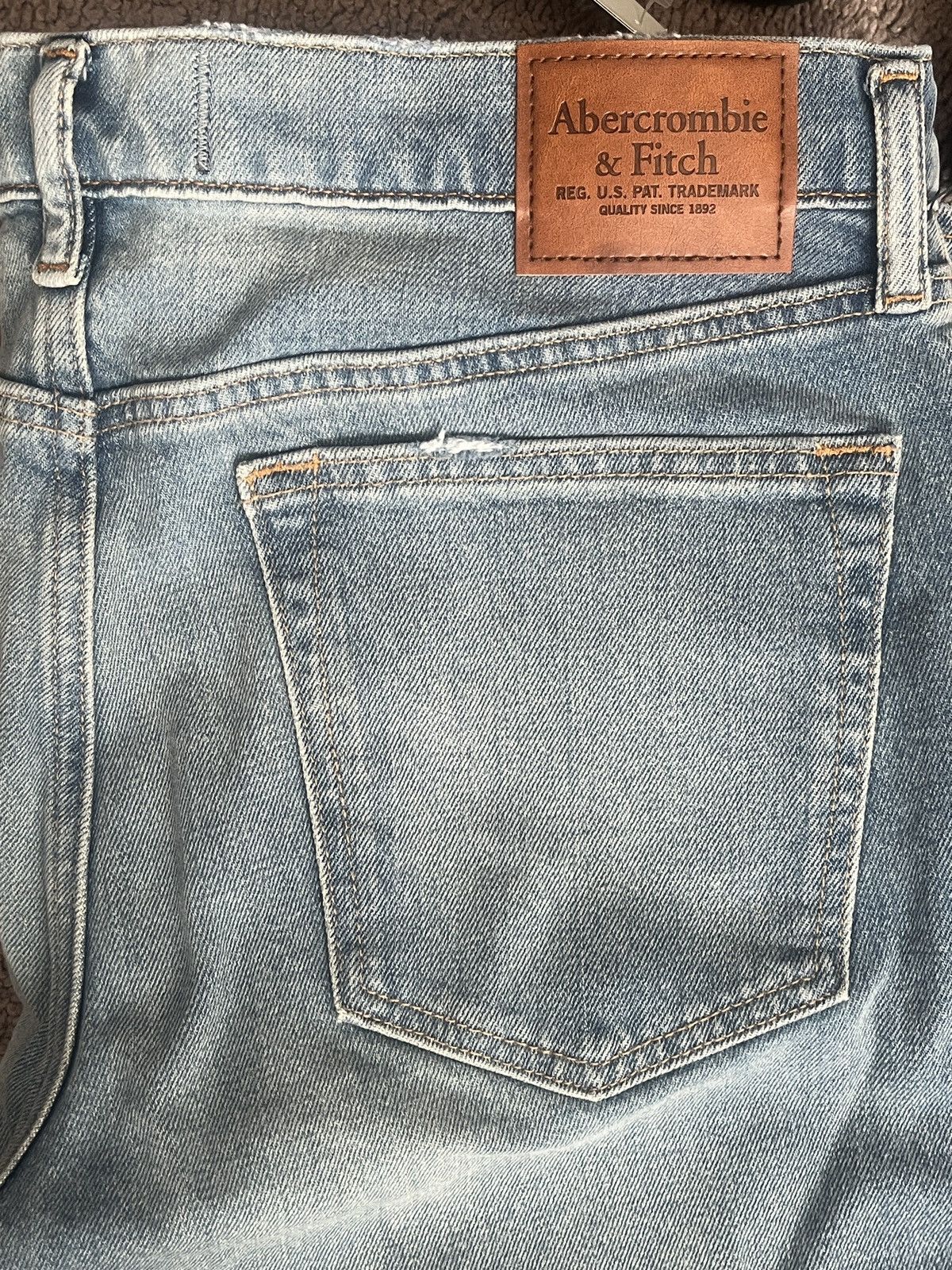 Abercrombie & Fitch Straight Jeans Size US 33 - 4 Thumbnail