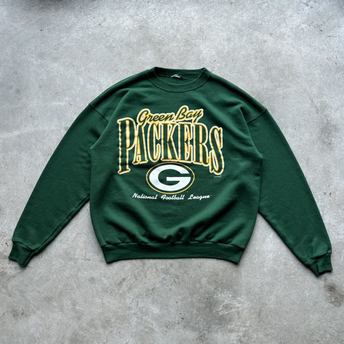 NFL vintage 90s NFL GREEN BAY PACKERS Spellout sweatshirt Size US L / EU 52-54 / 3 - 3 Thumbnail