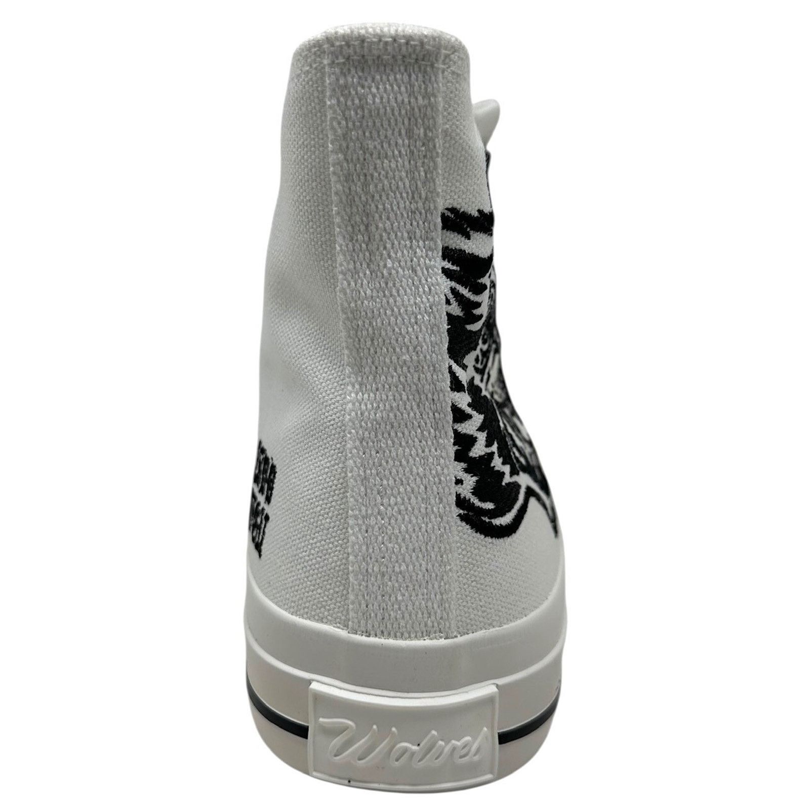 Darc Sport Darc Sport High Top Shoes Embroidered Wolves in White/Black Size US 5 / EU 37 - 6 Thumbnail