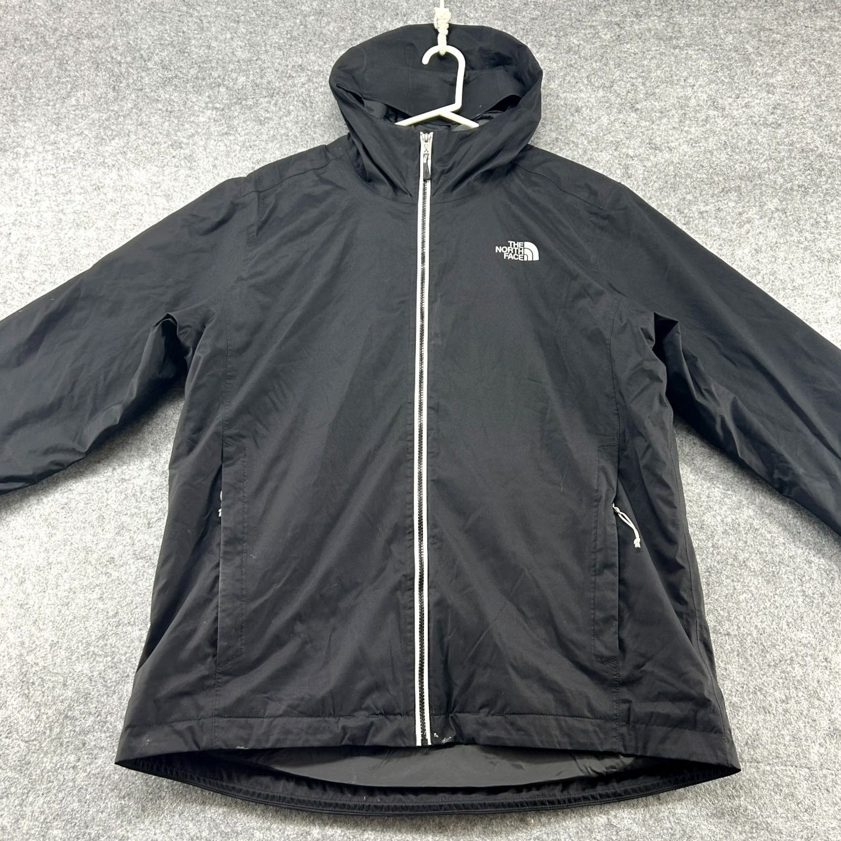 The North Face The North Face Jacket Mens XL Black Hooded Full Zip Quilted Lined Insulated Nylon Size US XL / EU 56 / 4 - 2 Thumbnail