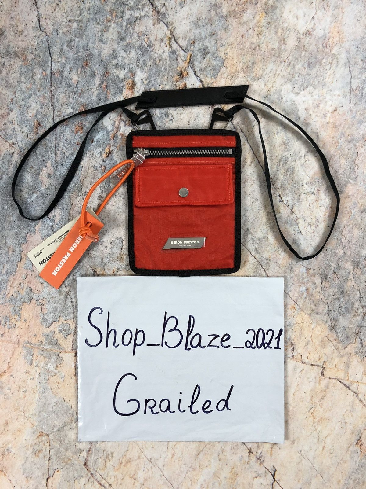Heron Preston Heron Preston orange messenger cross body bag Size ONE SIZE - 10 Thumbnail
