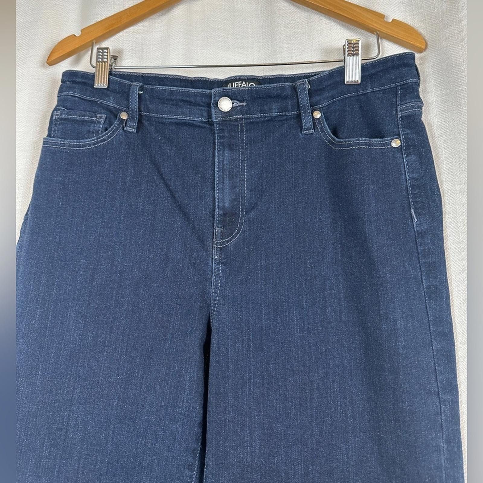 Buffalo David Bitton Buffalo David button Alyssa high rise stretch denim 14/34 Size 36" / US 14 / IT 50 - 2 Thumbnail