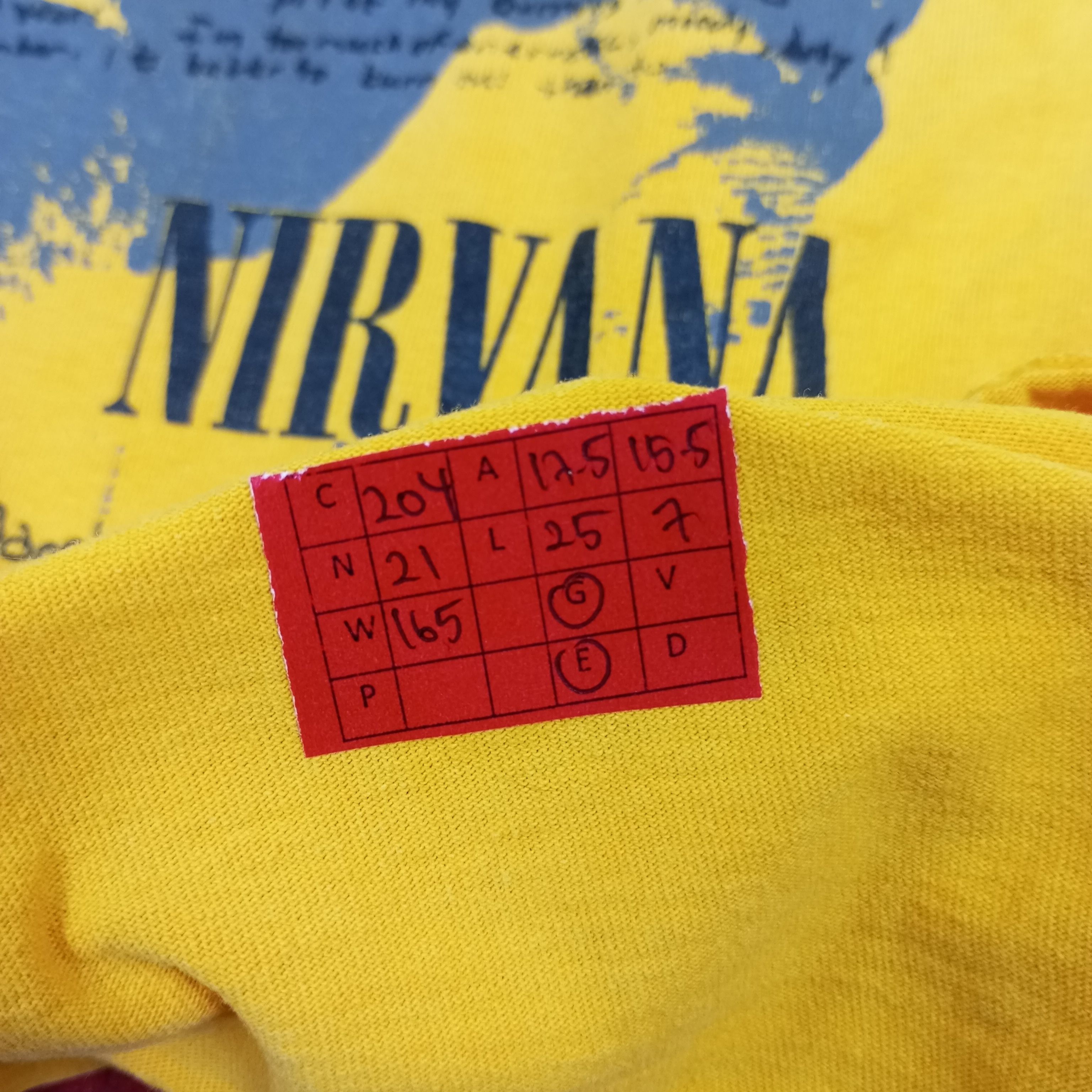Band Tees × Vintage Nirvana Rock Band Music Vintage Tshirt Size US S / EU 44-46 / 1 - 10 Thumbnail