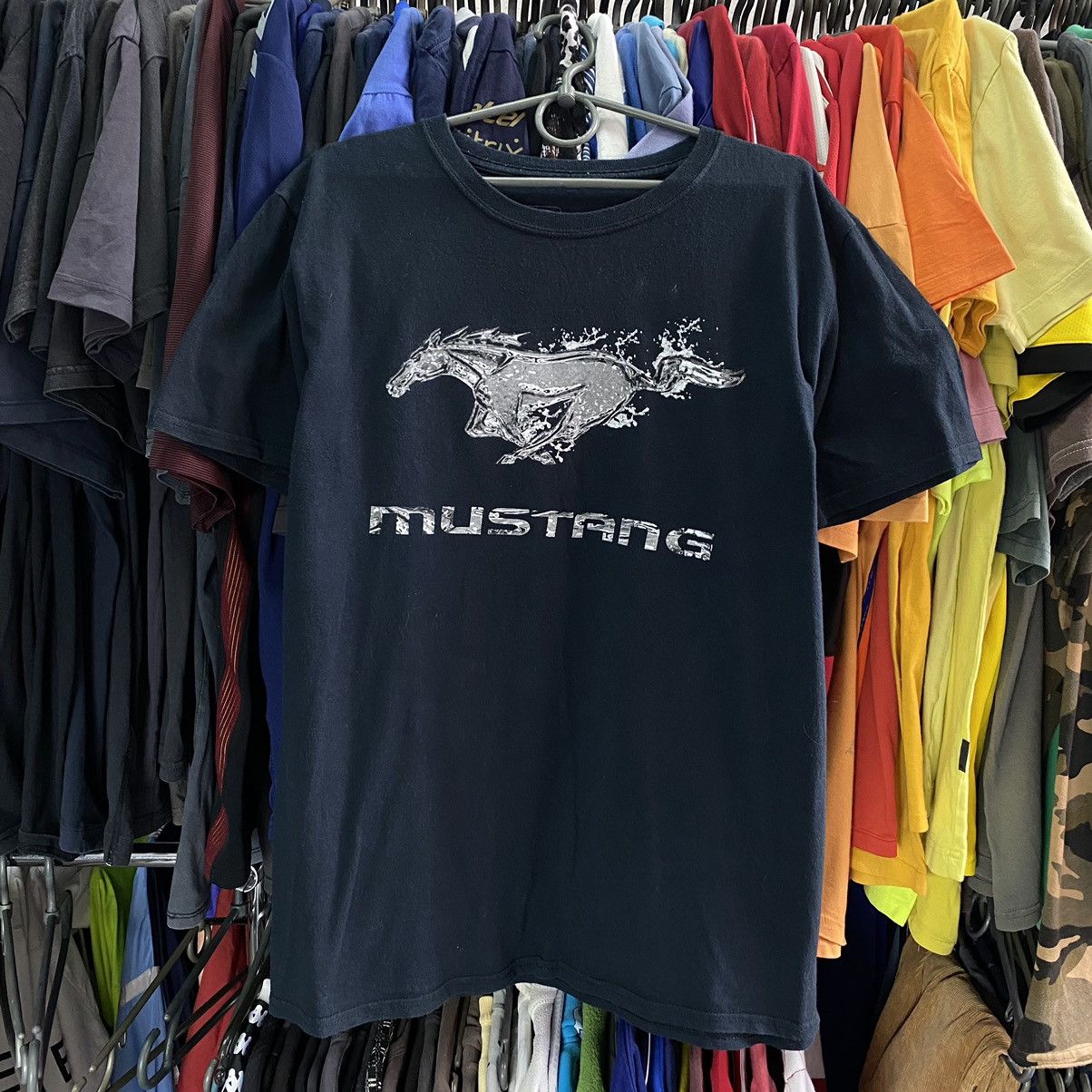 Vintage Vintage Ford Mustang Big Logo racing 90’s tee Size US L / EU 52-54 / 3 - 1 Thumbnail