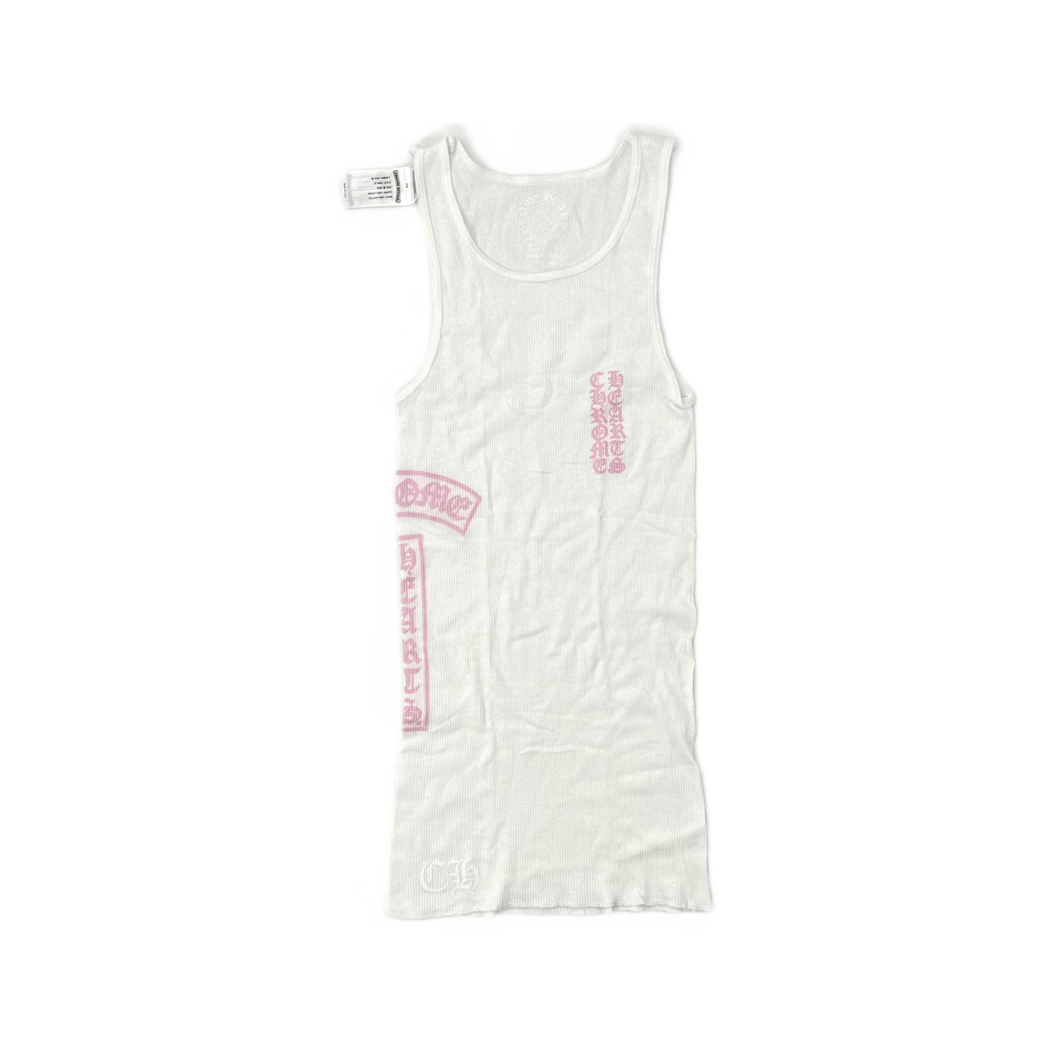 Chrome Hearts CHROME HEARTS PINK TANK TOP | Grailed