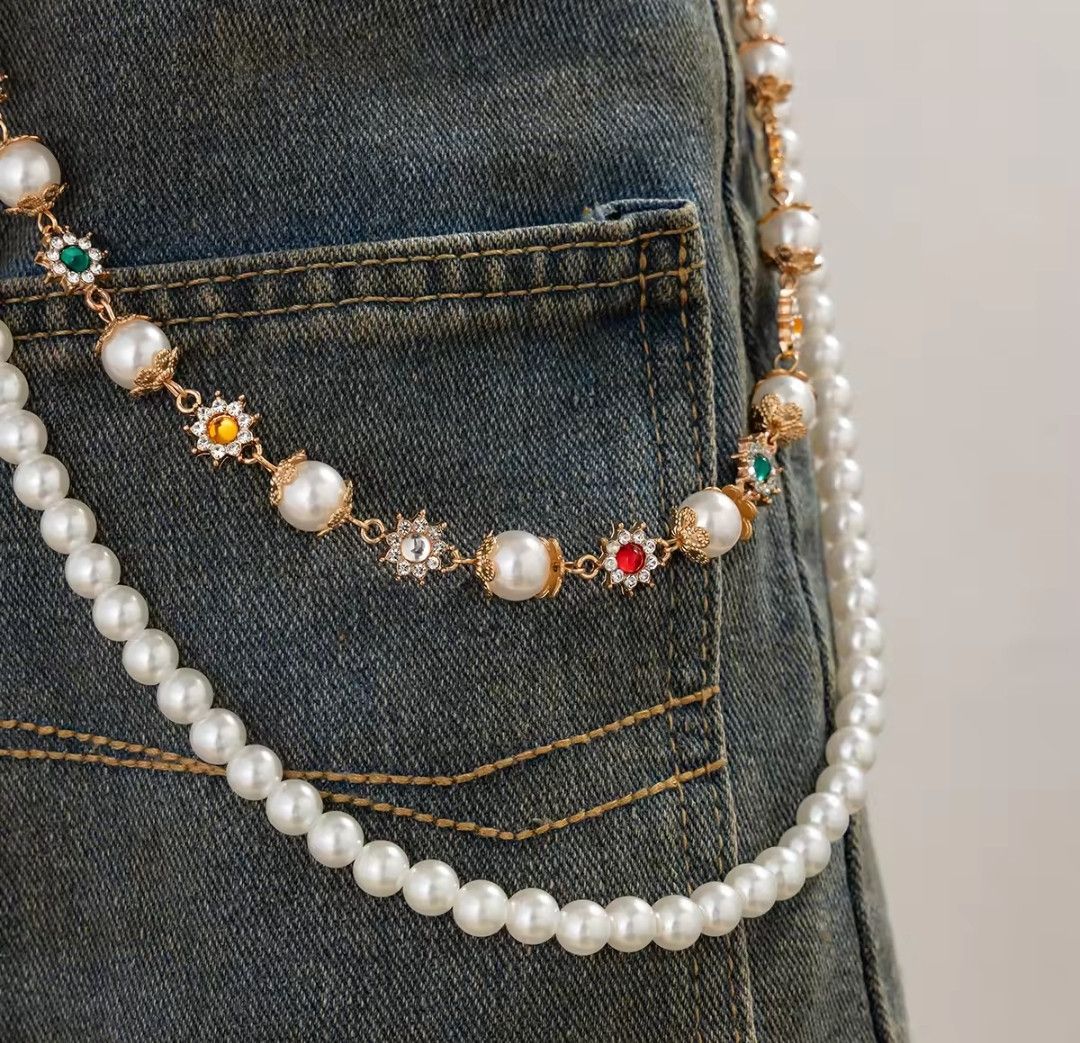 Jewelry × Vintage Hip Hop Jewellery Jeans Chain Size ONE SIZE - 3 Thumbnail