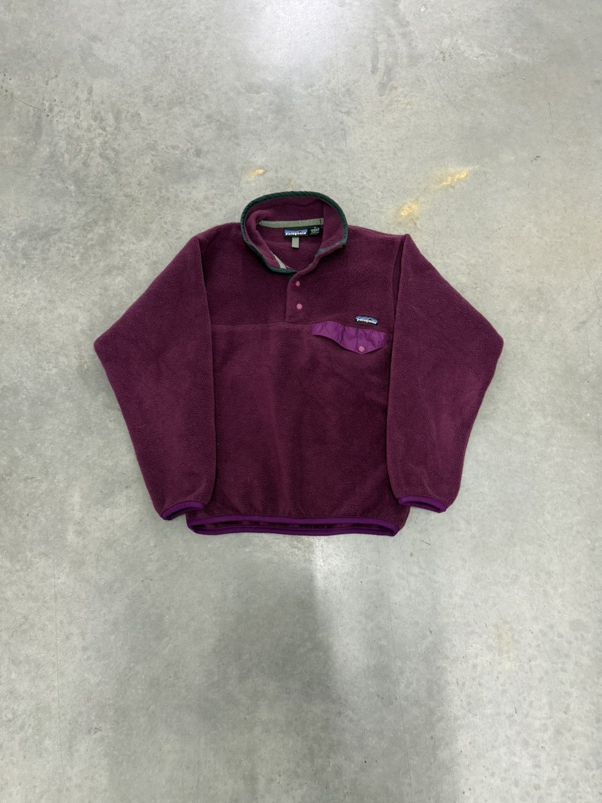 Patagonia Patagonia Synchilla Vintage Plum Purple 90s USA Made 90s Size US S / EU 44-46 / 1 - 5 Thumbnail