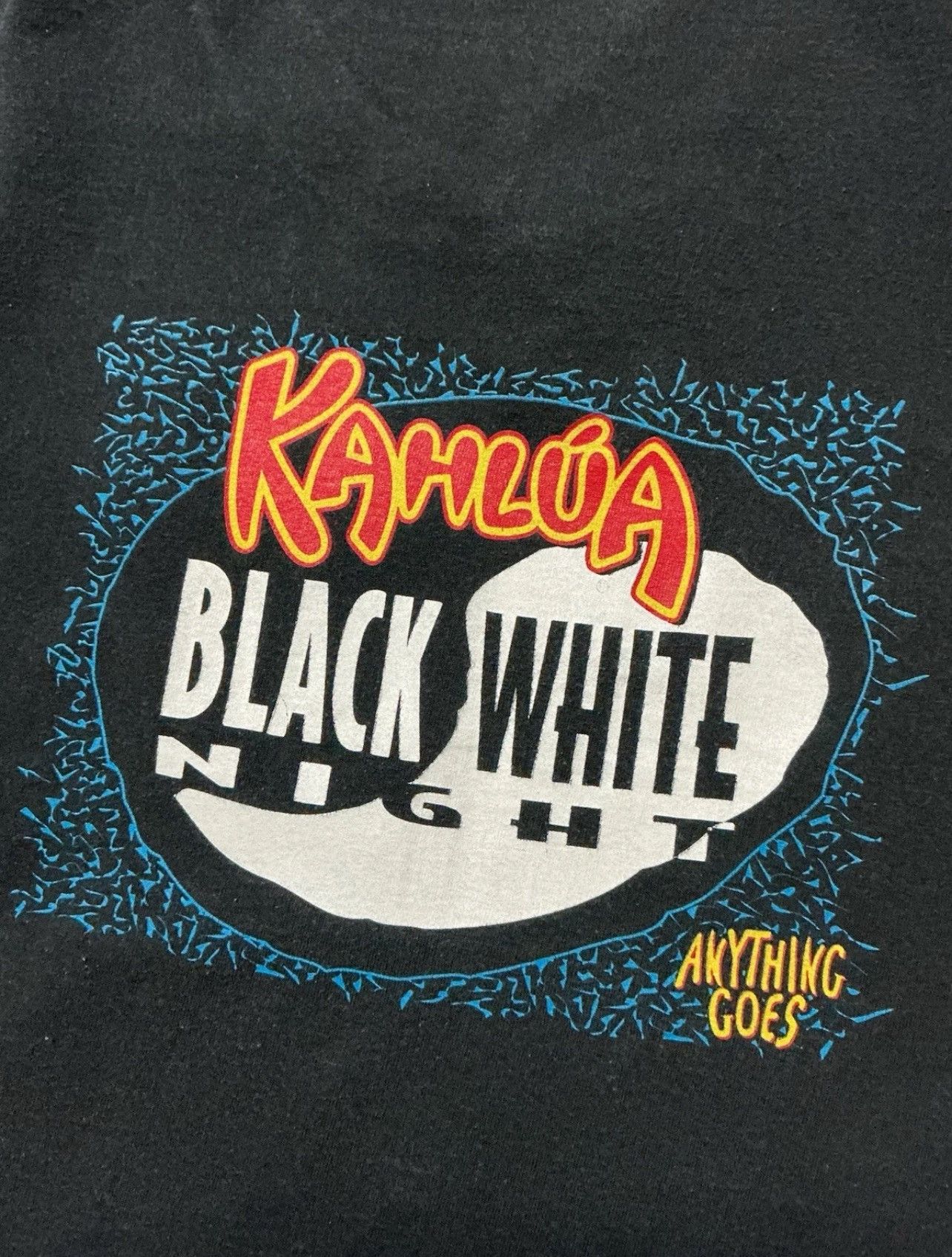 Vintage Vintage Kahlua Coffee Liqueur Black White Night T-Shirt Size US L / EU 52-54 / 3 - 7 Thumbnail